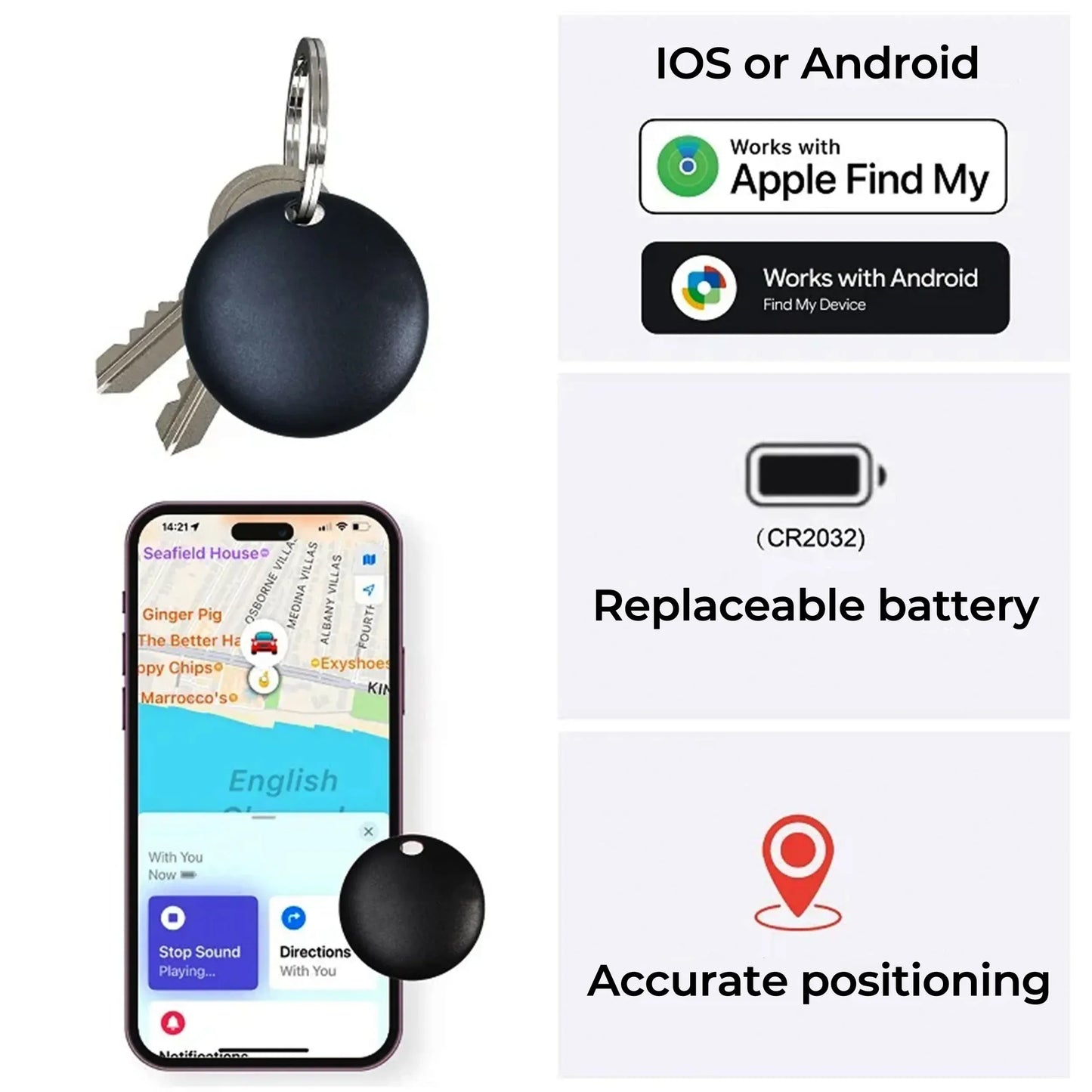 GPS Tracker for Cars - No Monthly Fee - Real-time GPS Tracker - GPS tracker for Vehicles - Best GPS Tracker for Cars, Pets, and Kids