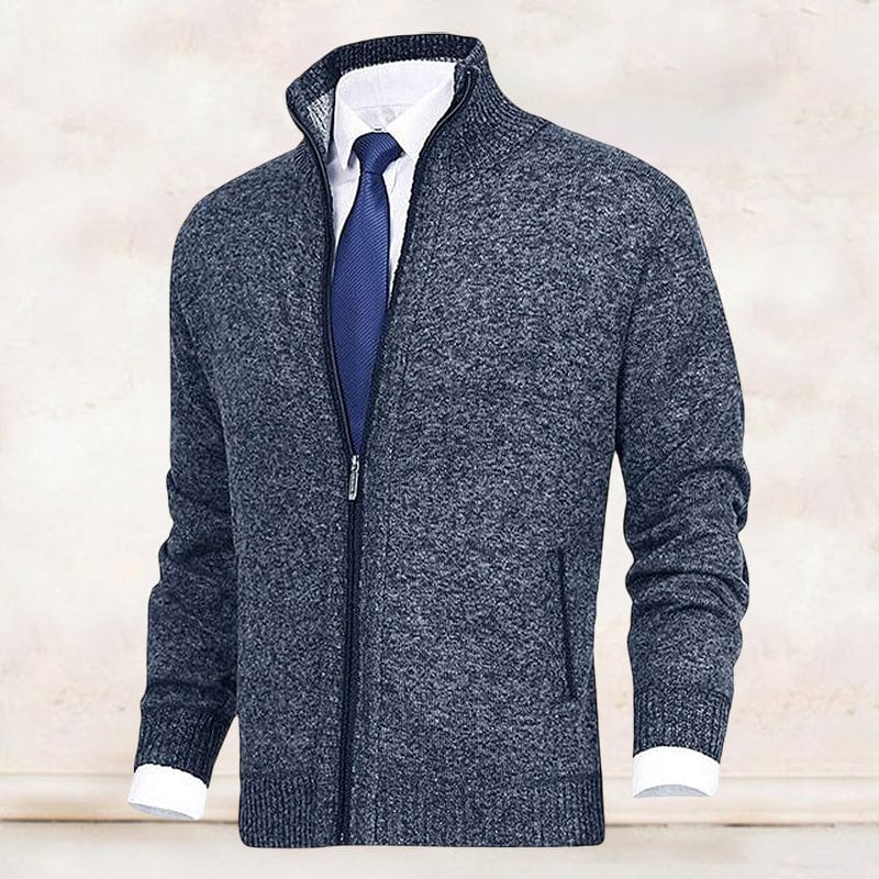 Cozy Oversized Crew Neck Cardigan Sweater