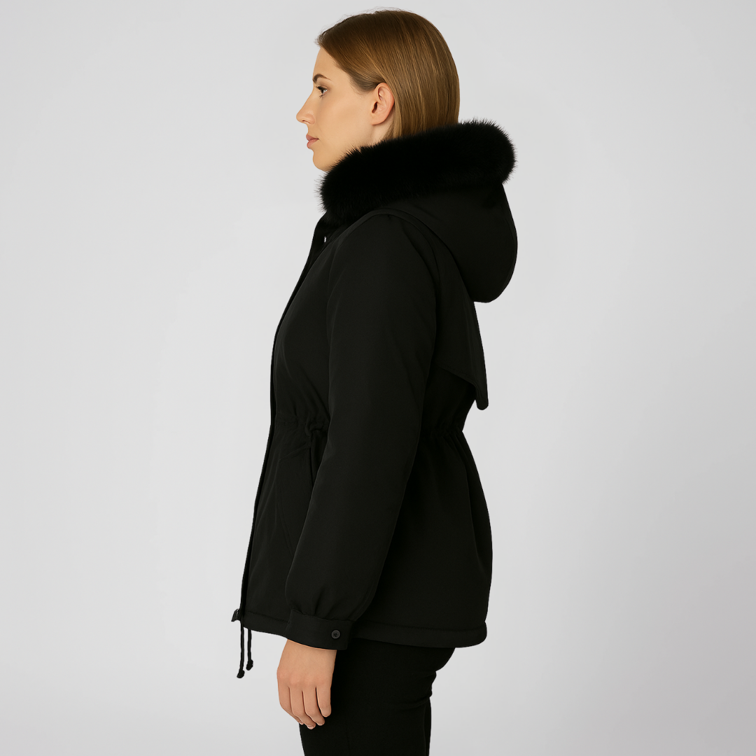Warm Fur Hooded Winter Coat