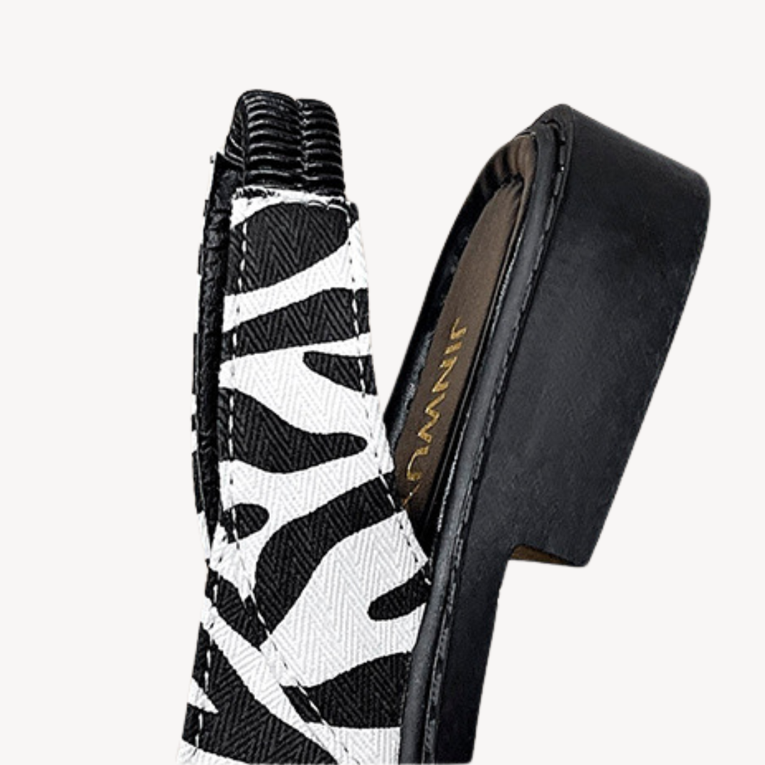 Ladies Classic Flat Leather Sandals