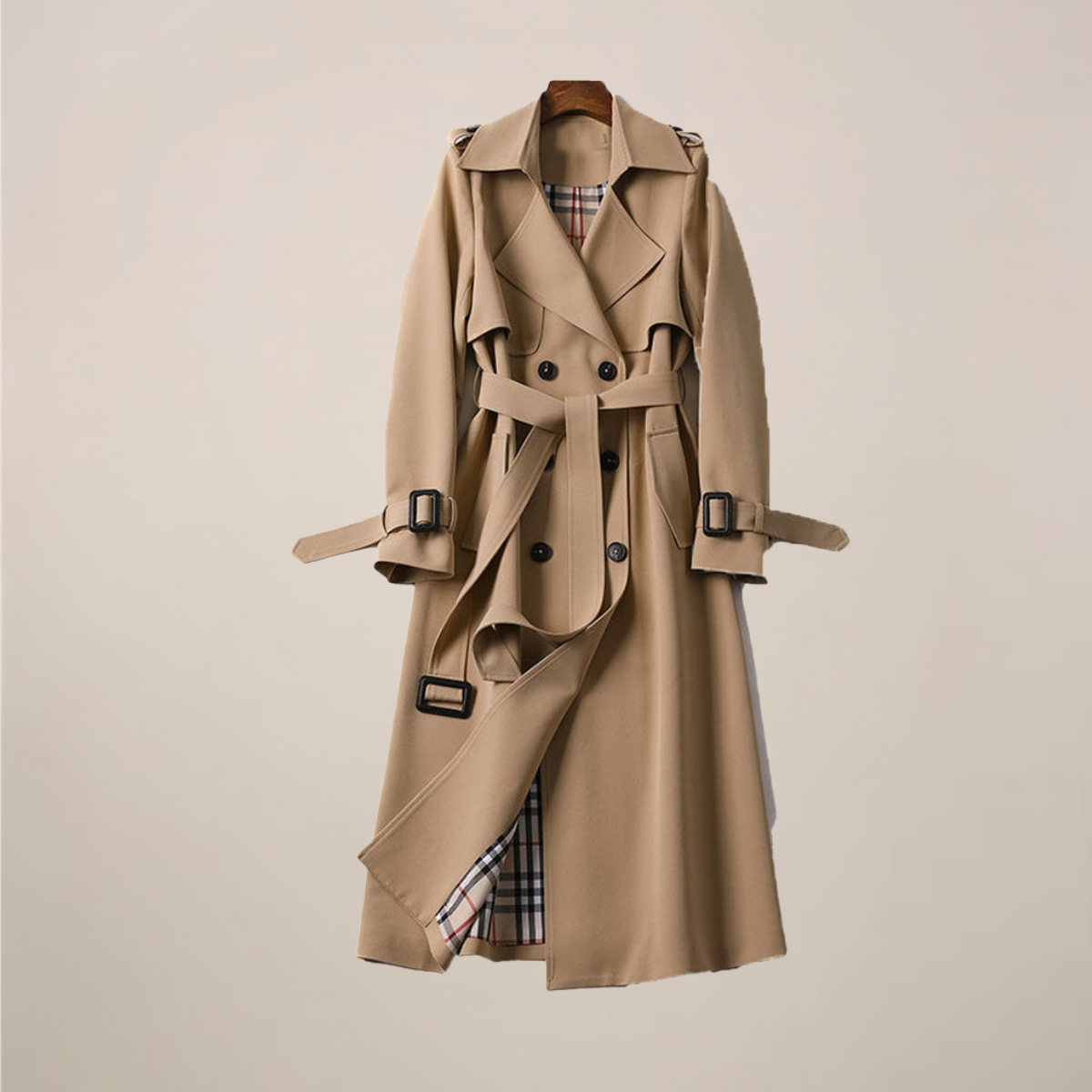 Elegant Waterproof Double Breasted Coat