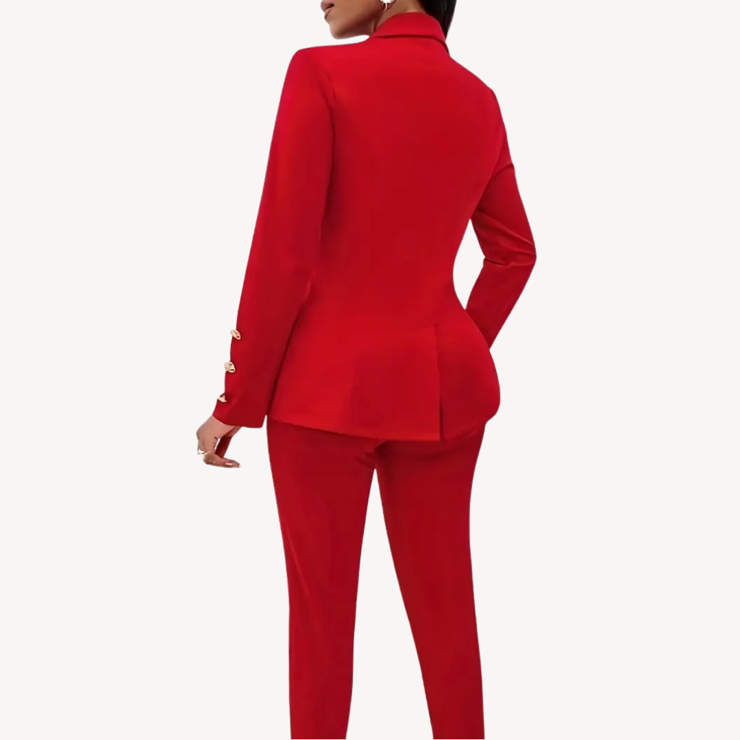Classic Fit Blazer and Trousers Suit