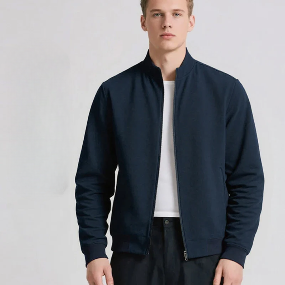 Men's Classic Slim Fit Bomber Jacket