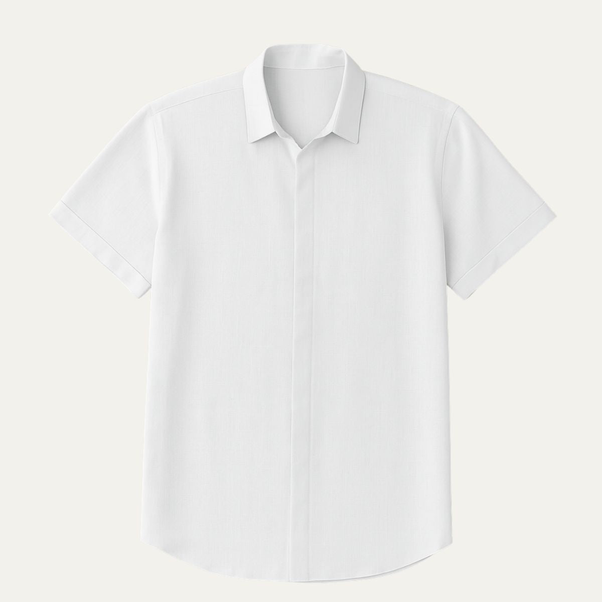 Relaxed Fit Pastel Short Sleeve Mens Shirt - OutfitLondon