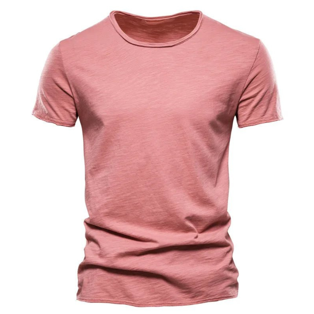Men's Comfortable Moisture Wicking Slim Fit Cotton Tee