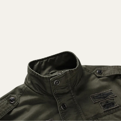 Classic Mens Casual Cotton Pocket Jacket