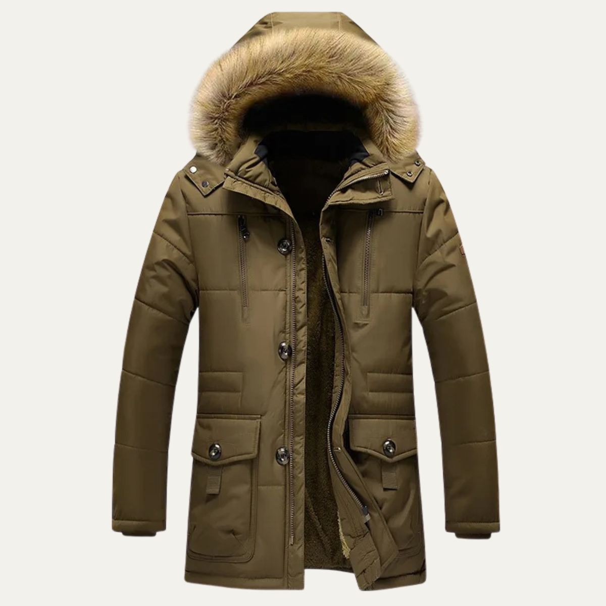 Waterproof Insulated Men's Winter Parka Coat - OutfitLondon