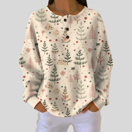 Cozy Holiday Crew Neck Sweatshirt - OutfitLondon