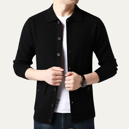 Men's Casual Button Cardigan Sweater