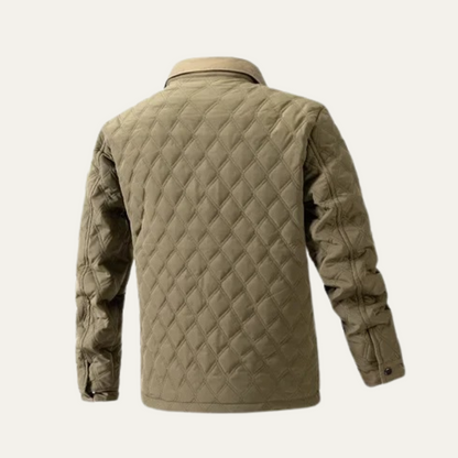 Comfortable Mens Quilted Lightweight Padded Jacket