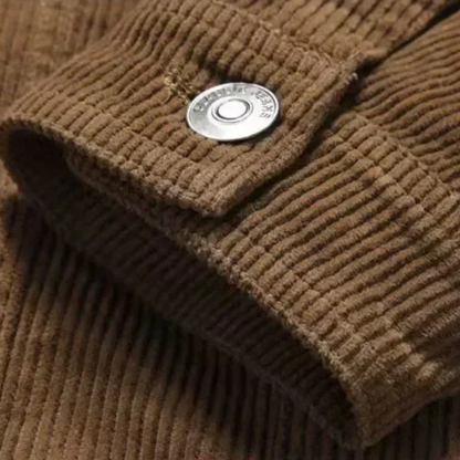 Rugged Denim Trucker Jacket with Traditional Pockets