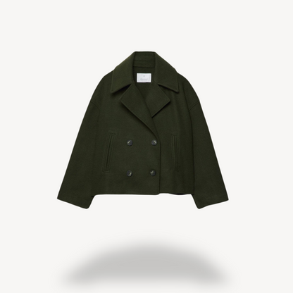 Short Wool Coat for Ladies