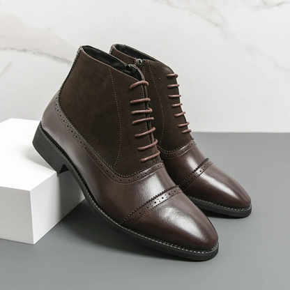 Traditional Leather Men's Oxford Boots