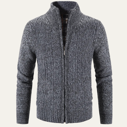 Cozy Mens Fleece Zipper Jacket