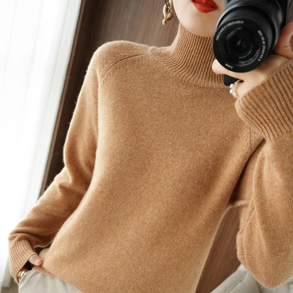 Soft Warm Crew Neck Winter Sweater for Women