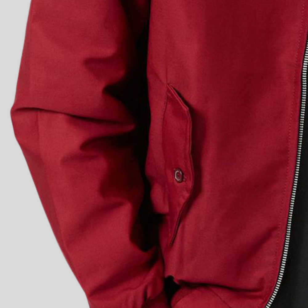 Men's Vintage Zip Up Bomber Jacket