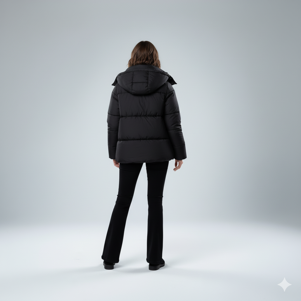 Warm Padded Parka Coat for Women