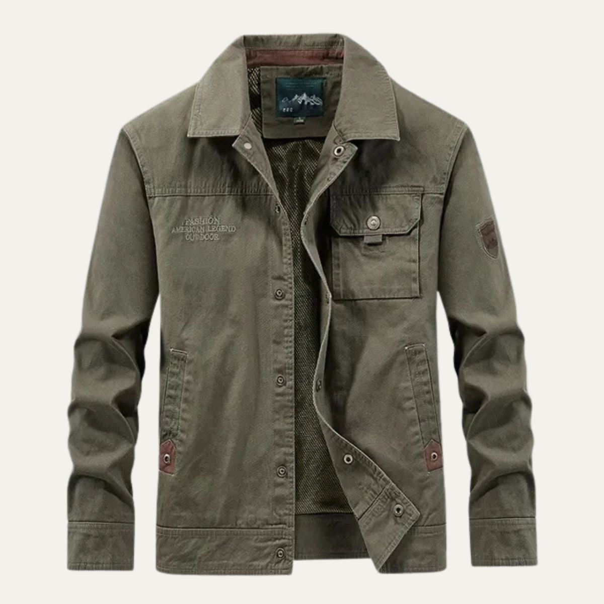 Men's Vintage Badge Field Jacket - OutfitLondon