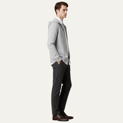 Men's Warm Zip Up Sweater Jacket