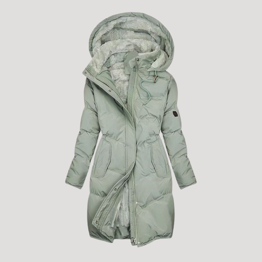 Plush Fleece Lined Women's Winter Coat