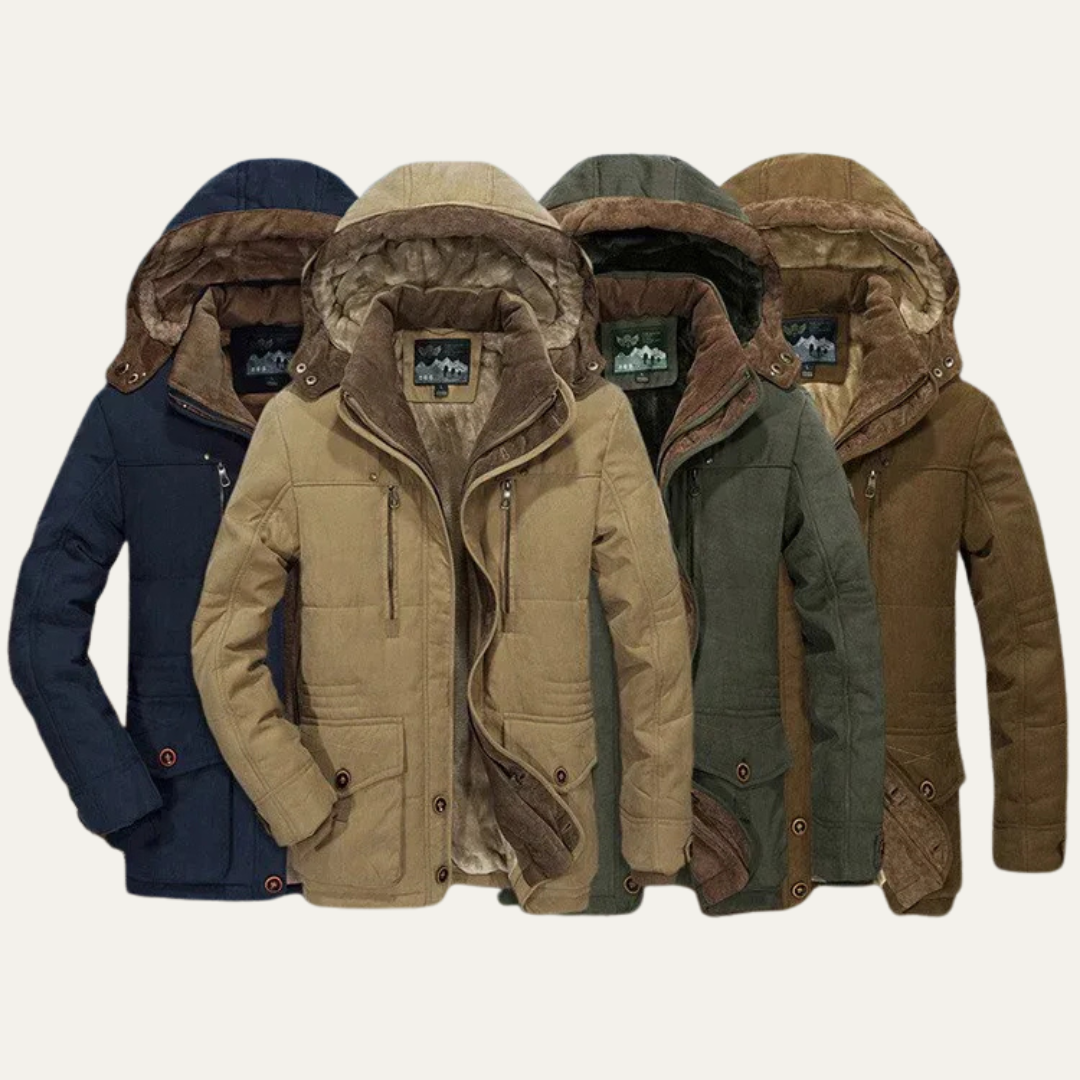 Men's Quilted Patterned Bomber Jacket