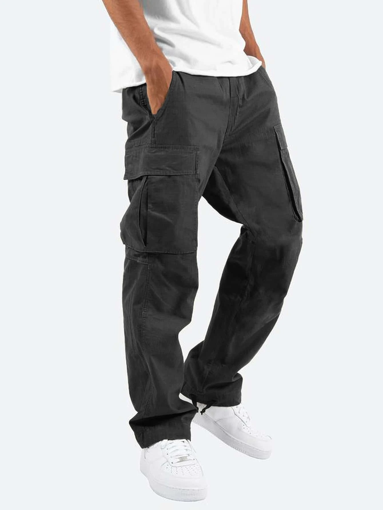 Practical and Durable Mens Cargo Trousers - OutfitLondon