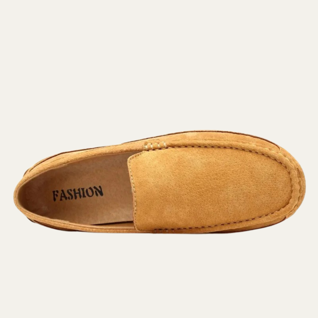 Luxury Leather Slip On Moccasins