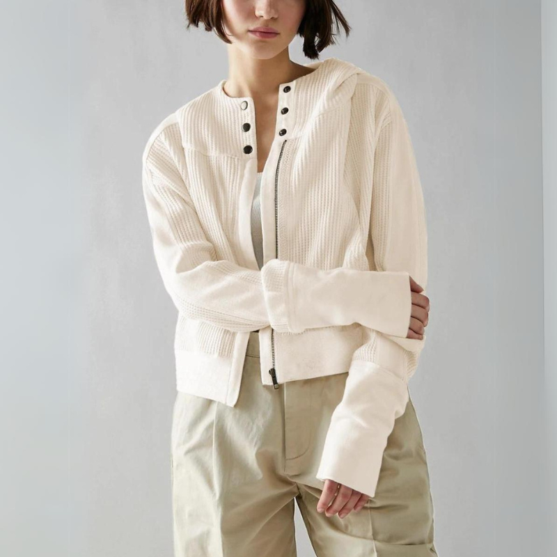 Women's Textured Hoodie