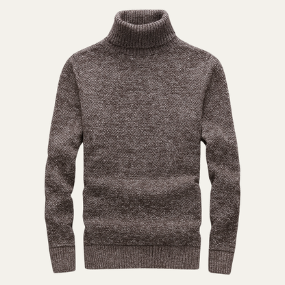 Chunky Mens Crew Neck Warm Sweater - OutfitLondon