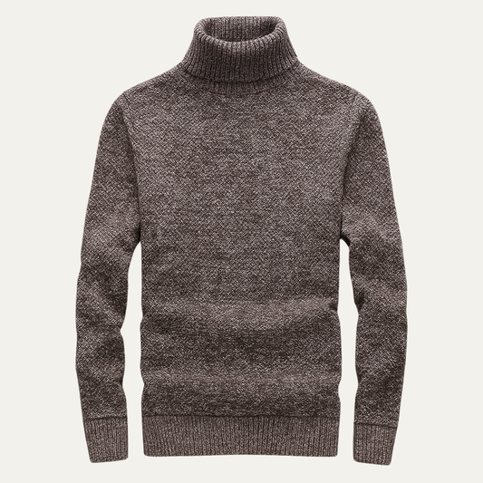 Chunky Mens Crew Neck Warm Sweater - OutfitLondon
