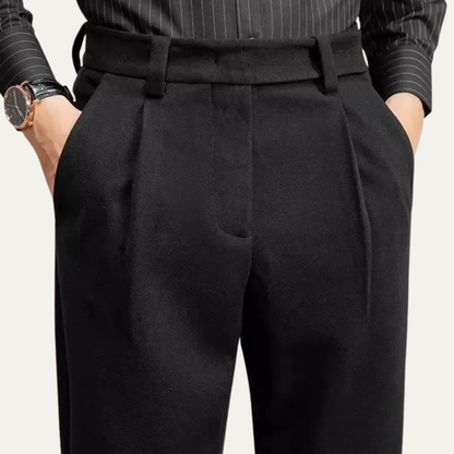 Classic Fit Men's Straight Leg Business Pants