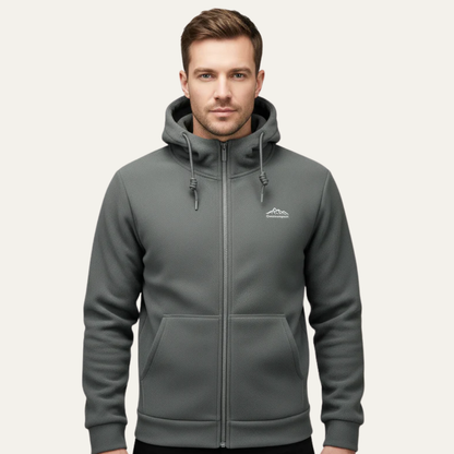 Warm Outdoor Fleece Zip Up Hoodie - OutfitLondon