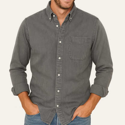 Men's Classic Relaxed Fit Dress Shirt
