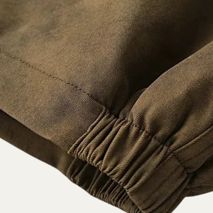 Rustic Brown Suede Men's Fleece Lined Jacket