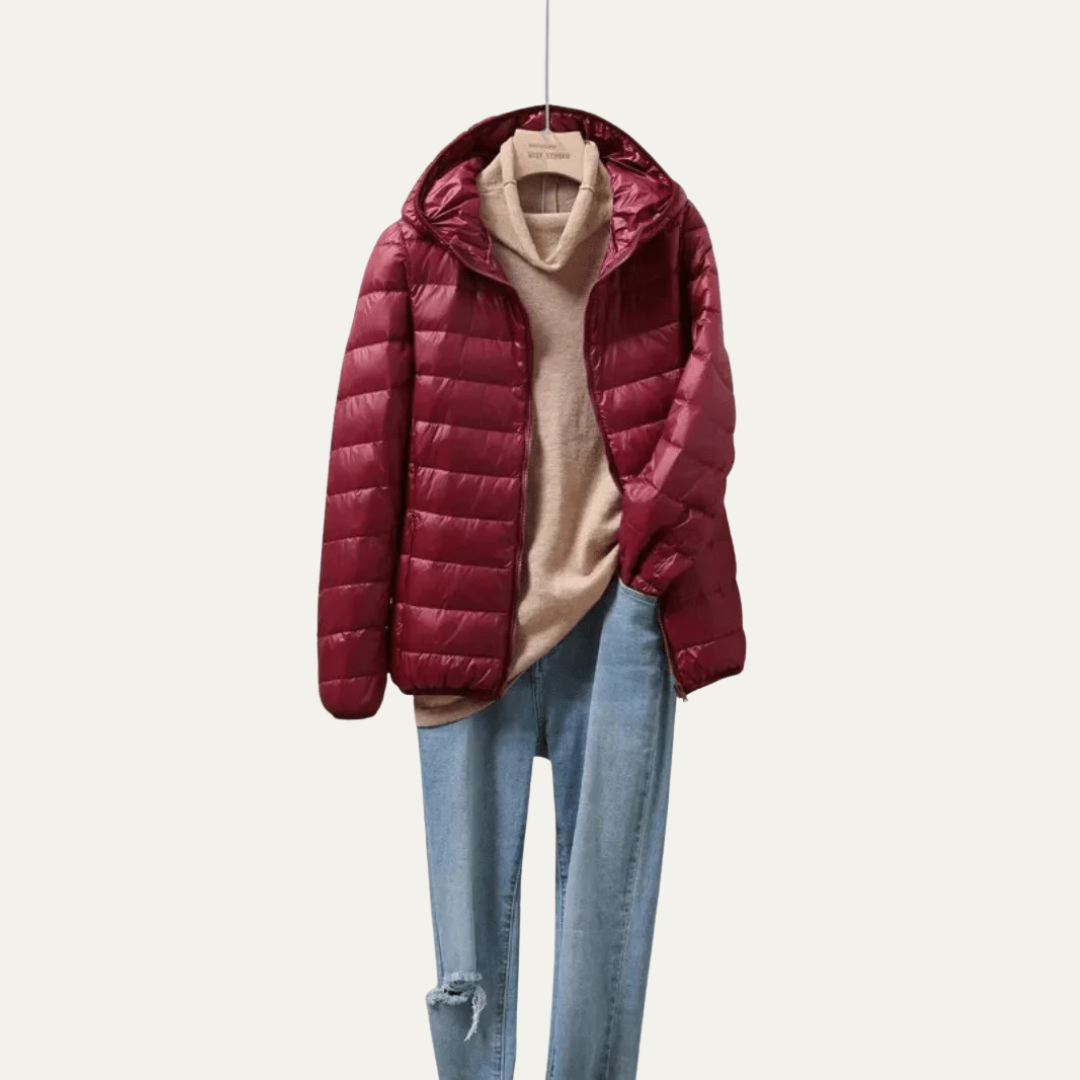 Waterproof Lightweight Women's Down Puffer Coat