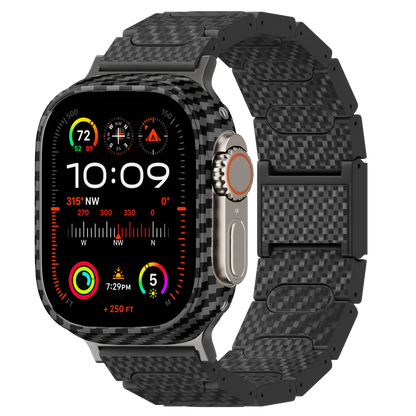 Strong Leather Strap Smart Watch Band - OutfitLondon