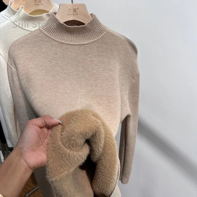 Soft Women's Thermal Crew Neck Sweater - OutfitLondon