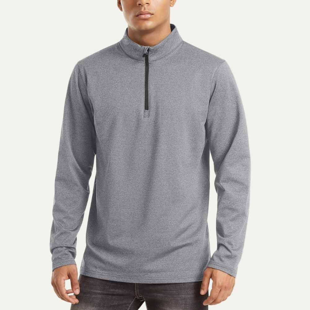 Performance Quarter Zip Neck Sports Shirt