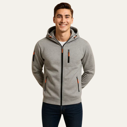 Men's Athletic Waterproof Hooded Jacket