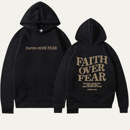 Spiritual Quote Graphic Hooded Sweatshirt