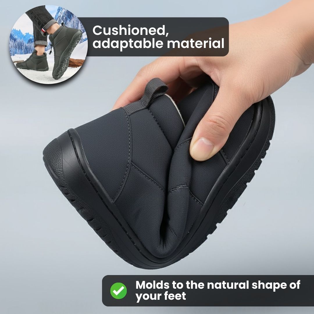 Warm Waterproof Insulated Snow Boots - Extra Roomy Toe Box