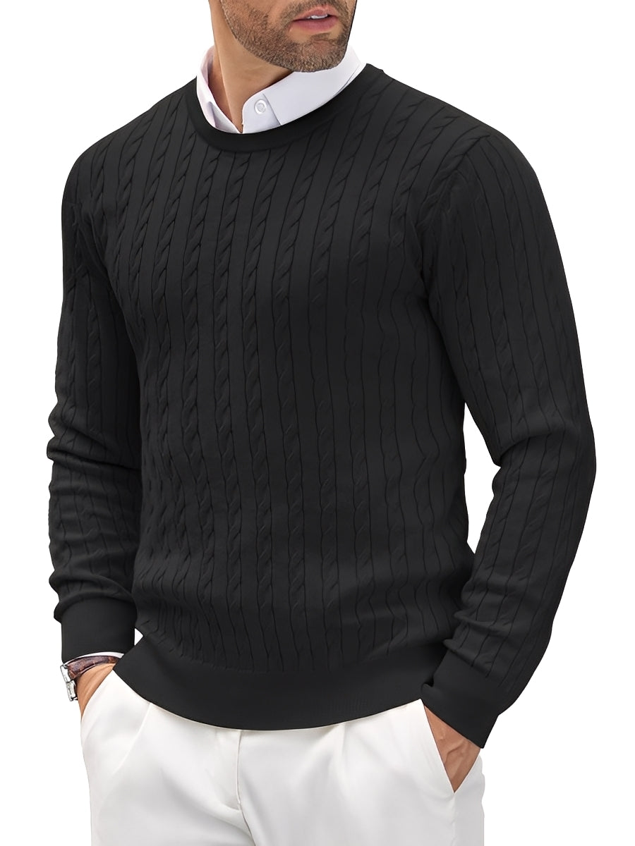 Fashionable Fitted Knit Sweater