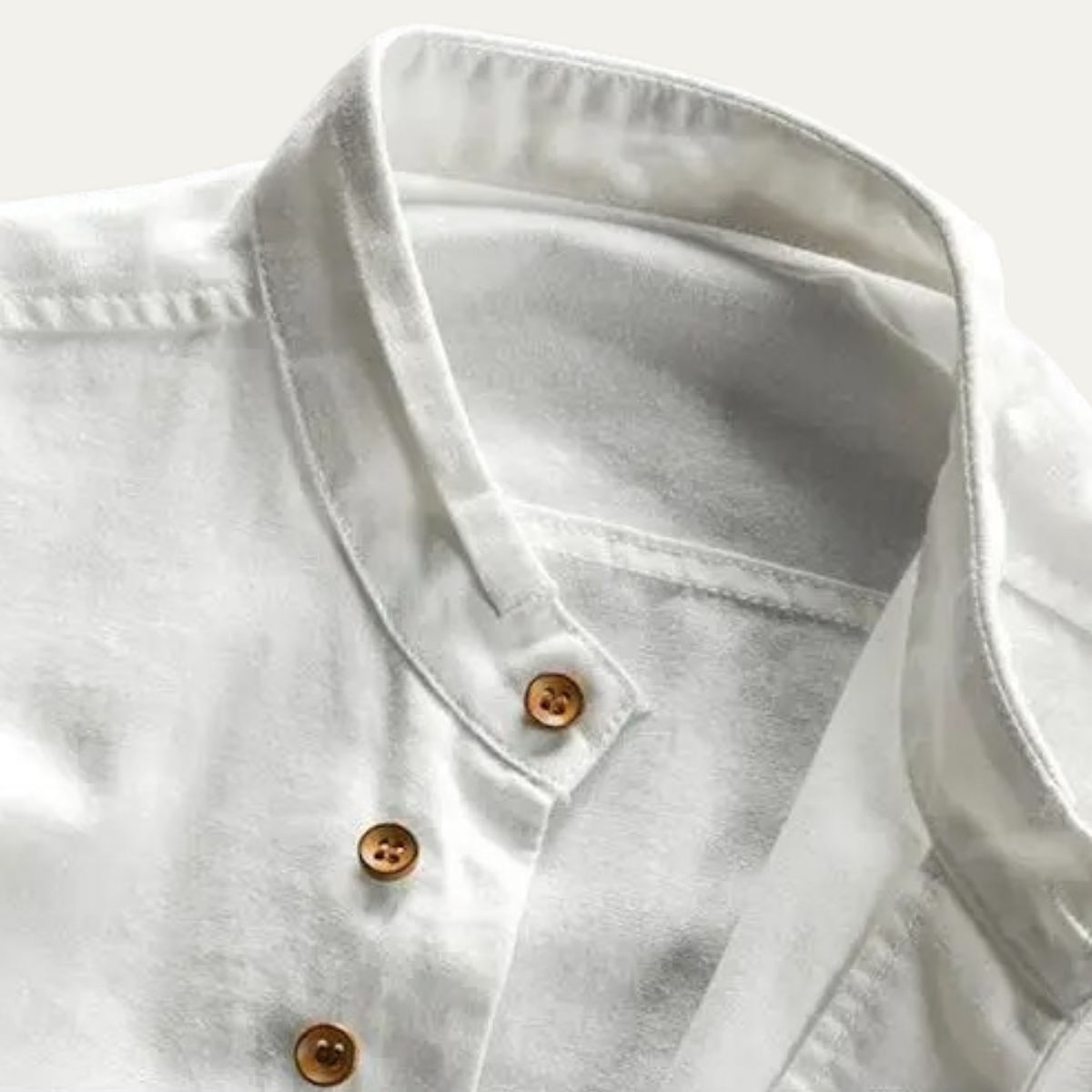 Casual Cotton Linen Mens Relaxed Fit Shirt