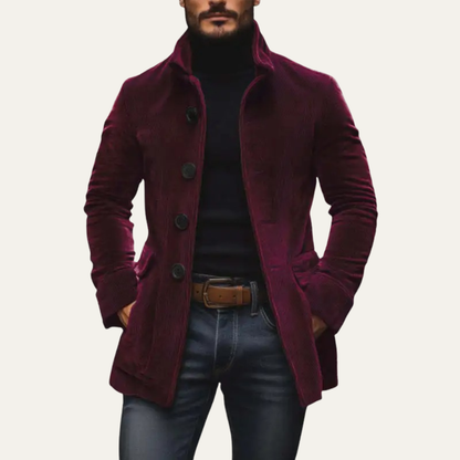 Classic Mens Retro Cotton Trench Coat