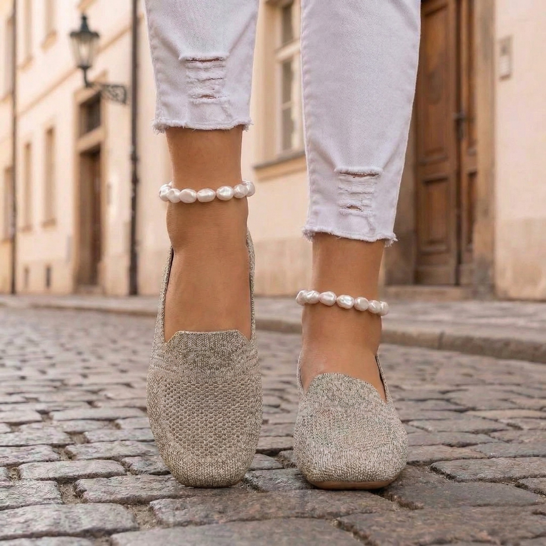 Comfortable Sparkle Flat Shoes for Women Everyday Wear