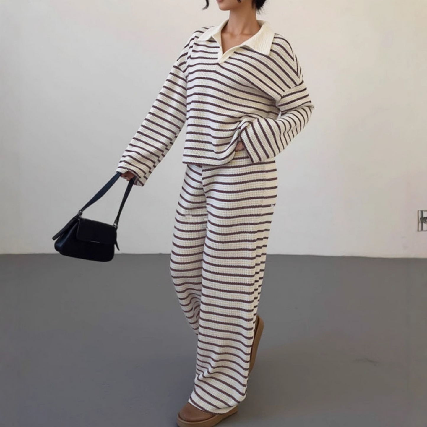 Comfy Stripe Sleepwear Set for Men and Women