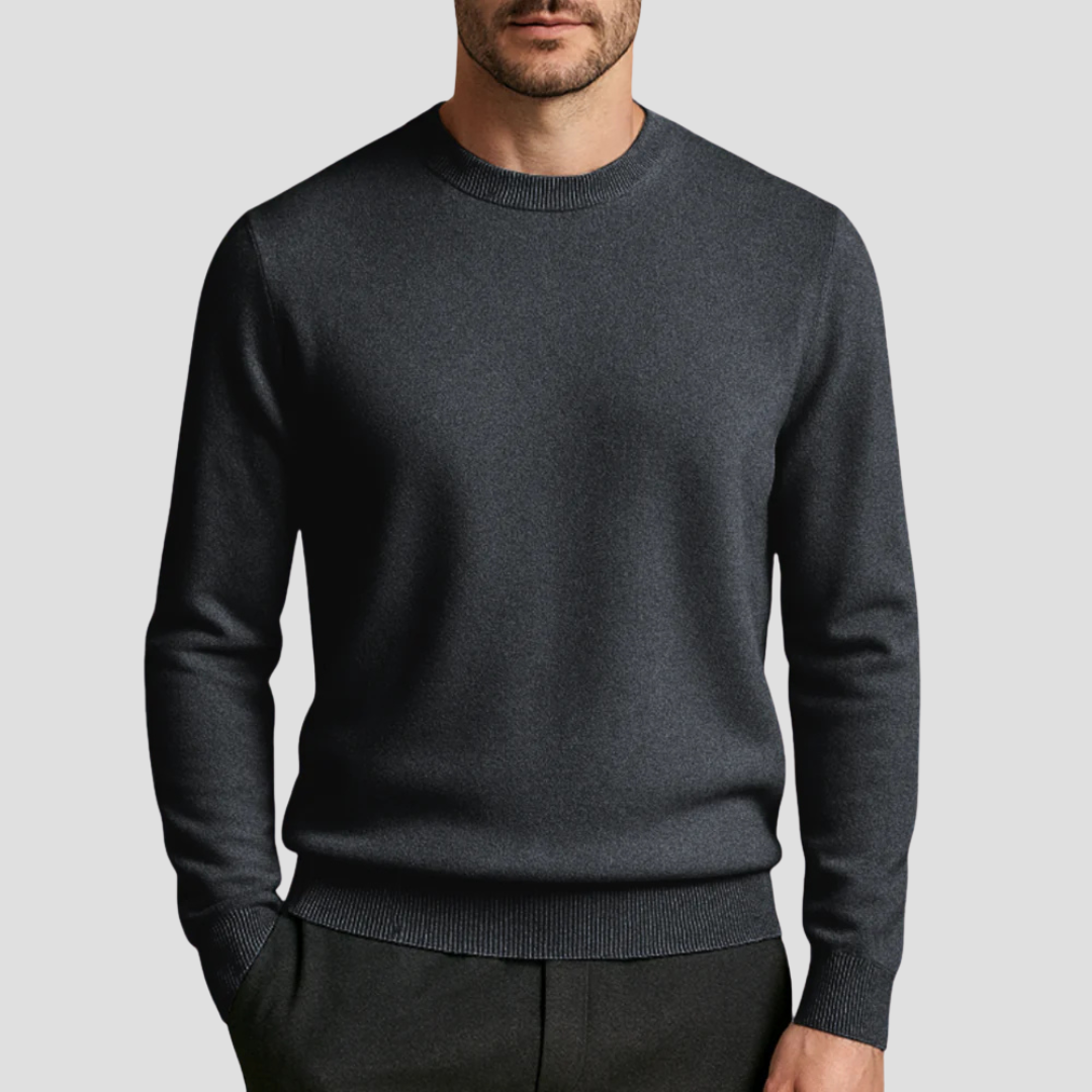 Luxury Crew Neck Cashmere Sweater