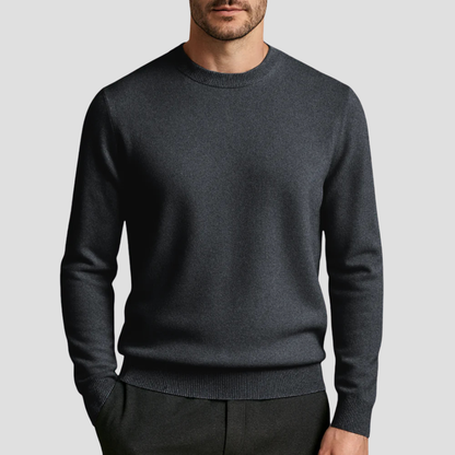 Luxury Crew Neck Cashmere Sweater