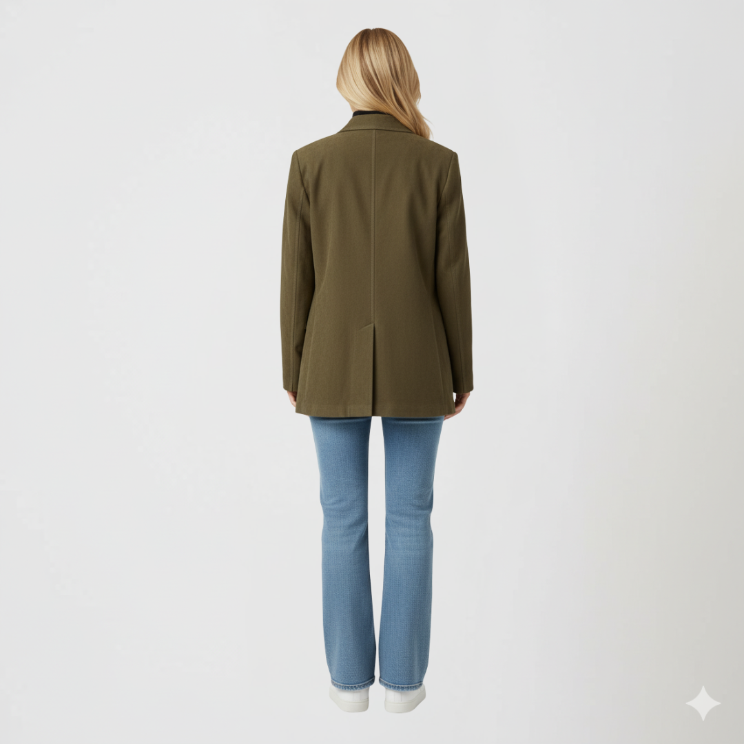 Cozy Women's Fall Parka Jacket with Pockets