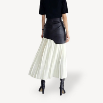 Flared Mid Length Womens Skirt